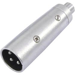 Omnitronic 30226566 XLR adaptér [1x cinch zásuvka - 1x XLR zástrčka 3pólová] stříbrná