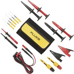 Fluke TLK282-1 sada bezpečnostních měřicích kabelů [lamelová zástrčka 4 mm - lamelová zástrčka 4 mm] 1.50 m, černá, červená, 1 ks