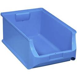Plastový box na drobný materiál, stohovatelný Allit (š x v x h) 310 x 200 x 500 mm, modrá
