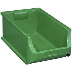 Plastový box na drobný materiál, stohovatelný Allit (š x v x h) 310 x 200 x 500 mm, zelená