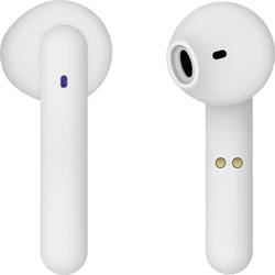 Vivanco Urban Pair špuntová sluchátka Bluetooth® bílá Potlačení hluku headset, regulace hlasitosti, magnetické, dotykové ovládání