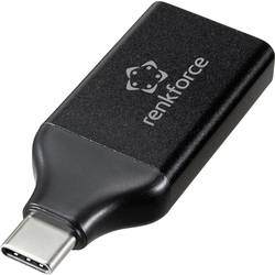 Renkforce RF-4600986 USB-C® / HDMI adaptér [1x USB-C® zástrčka - 1x HDMI zásuvka] černá