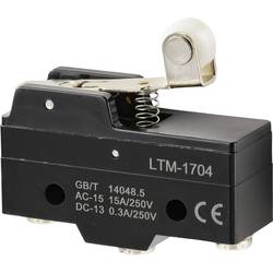 TRU COMPONENTS TC-9201368 mikrospínač 250 V/AC 15 A 1x zap/(zap) bez aretace 1 ks