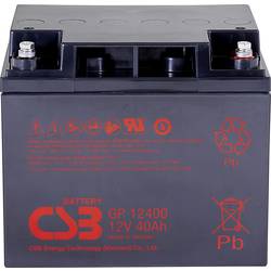 CSB Battery GP 12400 Standby USV GP12400B8 olověný akumulátor 12 V 40 Ah olověný se skelným rounem (š x v x h) 197 x 171 x 165 mm šroubované M5 bezúdržbové,