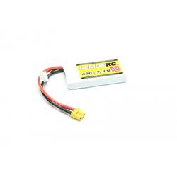 LemonRC 15702 akupack Li-Pol (modelářství), 7.4 V, 450 mAh, články 2, 35 C, Softcase, XT30