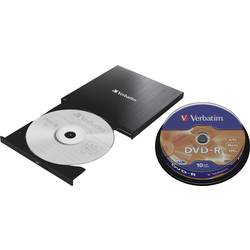 Verbatim Slimeline externí DVD vypalovačka Retail USB 3.2 (Gen 1x1) černá