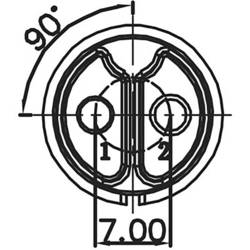 Lutronic 2640 02 T12 CB A kulatý konektor DIN, 1 ks