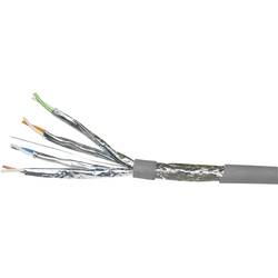 VOKA Kabelwerk 102566-00-1 ethernetový síťový kabel CAT 7 S/FTP 4 x 2 x 0.13 mm² šedá metrové zboží