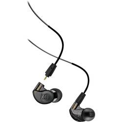 MEE audio M6 PRO špuntová sluchátka (In Ear) kabelová černá headset, odolné vůči potu