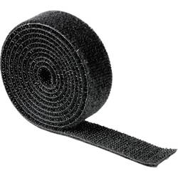 Hama kabelová šňůra Nylon černá flexibilní (d x š) 1000 mm x 19 mm 1 ks 00020543
