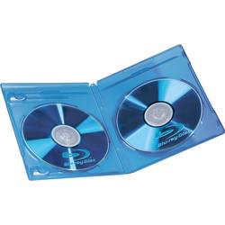 Hama pouzdro na disky Blu-ray 2 CD/DVD/Blu-ray polypropylen modrá 3 ks (š x v x h) 13.5 x 17 x 1 cm 00051468