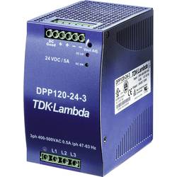 TDK-Lambda DPP120-24-3 síťový zdroj na DIN lištu, 24 V/DC, 5 A, 120 W, výstupy 1 x