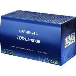 TDK-Lambda DPP960-48-3 síťový zdroj na DIN lištu, 48 V/DC, 20 A, 960 W, výstupy 1 x