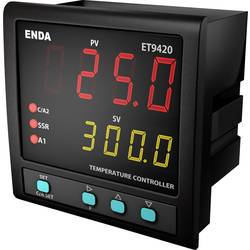 Enda ET9420-230 PID termostat Pt100, J , K, T , S , R relé 2 A, SSR (d x š x v) 88 x 96 x 96 mm