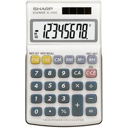 Sharp EL-250 S kapesní kalkulačka bílá, modrá Displej (počet míst): 8 solární napájení, na baterii (š x v x h) 71 x 16 x 115 mm