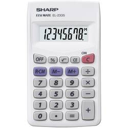 Sharp EL-233 S kapesní kalkulačka bílá Displej (počet míst): 8 na baterii (š x v x h) 62 x 8 x 105 mm