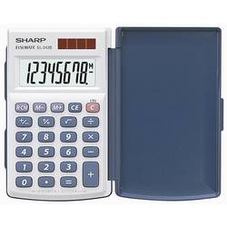 Sharp EL-243 S kapesní kalkulačka bílá, modrá Displej (počet míst): 8 solární napájení, na baterii (š x v x h) 64 x 11 x 105 mm
