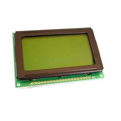 Display Elektronik LCD displej žlutozelená 128 x 64 Pixel (š x v x h) 75.00 x 53.00 x 9.6 mm DEM128064BSYH-PY