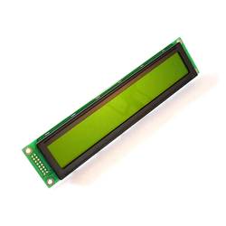 Display Elektronik LCD displej černá žlutozelená (š x v x h) 180 x 40 x 13.9 mm DEM20233SYH-LY