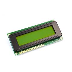 Display Elektronik LCD displej černá žlutozelená (š x v x h) 80 x 36 x 10.5 mm DEM16220220SYH-PY