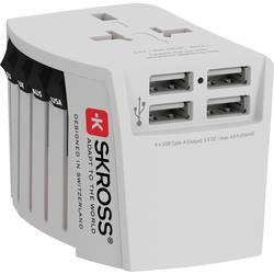 Skross 1302961 cestovní adaptér MUV USB (4xA)