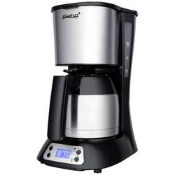 Steba KM F3 THERMO kávovar černá/ocelová připraví šálků najednou=8 displej, termoska, s funkcí filtrování kávy, funkce časovače