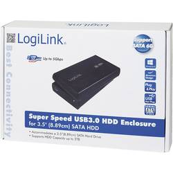LogiLink UA0107 8,9 cm (3,5 palce) kryt pevného disku 3.5 palec USB 3.2 Gen 1 (USB 3.0)
