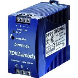 TDK-Lambda DPP50-48 síťový zdroj na DIN lištu, 48 V/DC, 1.05 A, 50 W, výstupy 1 x