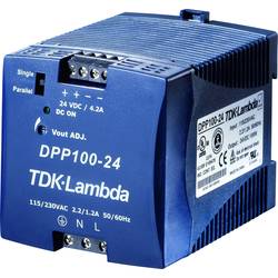 TDK-Lambda DPP100-24 síťový zdroj na DIN lištu, 24 V/DC, 4.2 A, 100 W, výstupy 1 x