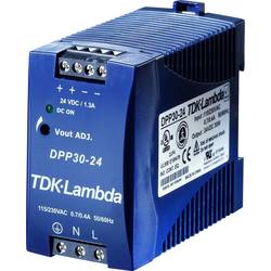 TDK-Lambda DPP30-24 síťový zdroj na DIN lištu, 24 V/DC, 1.3 A, 30 W, výstupy 1 x