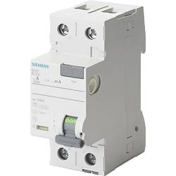 Siemens 5SV33126KL 5SV3312-6KL proudový chránič A 2pólový 25 A 0.03 A 230 V