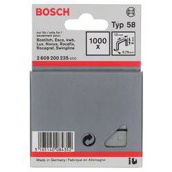 Sponky do sponkovačky z tenkého drátu, typ 58 - 13 x 0,75 x 8 mm 1000 ks Bosch Accessories 2609200235 Rozměry (d x š) 8 mm x 13 mm