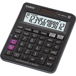 Casio MJ-120DPLUS stolní kalkulačka černá Displej (počet míst): 12 solární napájení, na baterii (š x v x h) 126.5 x 28.6 x 148 mm