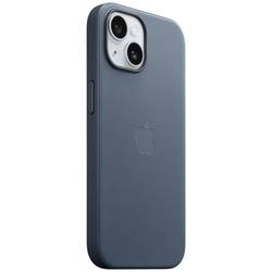 Apple Finewoven Case zadní kryt na mobil Apple iPhone 15 pacifická modrá indukční nabíjení, odolné vůči nárazům