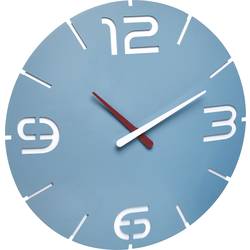 TFA Dostmann 60.3047.14 Quartz nástěnné hodiny 35 cm x 3.5 cm , mořská modrá
