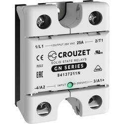 Crouzet polovodičové relé 84137211N 25 A Spínací napětí (max.): 280 V/AC 0 1 ks