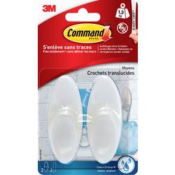 3M Háčky Command™ Bad Medium Haken (d x š x v) 86 x 35 x 29 mm bílá Množství: 2 ks