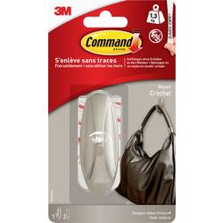 3M Ardele Command™ Medium Designer Hakling Metall Look (d x š x v) 79 x 29 x 29 mm kov Množství: 1 ks