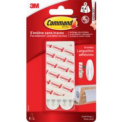 3M Lepicí a náhradní pásky Command™ Large™ (š x v) 19 mm x 92 mm bílá Množství: 8 ks