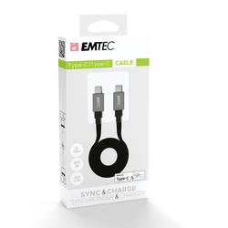 Emtec USB kabel USB-C ® zástrčka, USB-C ® zástrčka 1.20 m černá ECCHAT700TC2