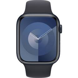 Apple Watch Series 9 GPS 45 mm hliníkový plášť sportovní náramek Midnight (půlnoční čerrná) M/L