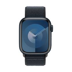 Apple Watch Series 9 GPS + Cellular 41 mm hliníkový plášť Řemínek Sport Loop Midnight (půlnoční čerrná)