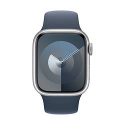 Apple Watch Series 9 GPS 41 mm hliníkový plášť sportovní náramek Storm Blue (bouřkově modrá) S/M