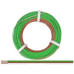 Donau Elektronik 325-485-25 lanko/ licna 3 x 0.25 mm² zelená, hnědá, bílá 25 m