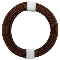 Donau Elektronik 118-8-D lanko/ licna, 1 x 0.14 mm², tmavě hnědá , 10 m