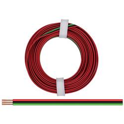 Donau Elektronik 325-014 lanko/ licna 3 x 0.25 mm² červená, černá, zelená 5 m