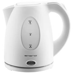 EMERIO Wasserkocher rychlovarná konvice, bezšňůrová, bílá, WK-106468.13