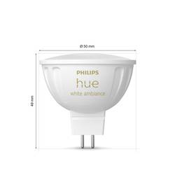 Philips Hue LED žárovka 8719514491588 Energetická třída (EEK2021): G (A - G) Hue White Ambiance GU5.3 Energetická třída (EEK2021): G (A - G)