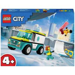 60403 LEGO® CITY Záchranné vozy a snowboarder