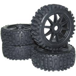 Reely 1:8 Buggy kompletní kola Big Core 10paprskový černá 4 ks